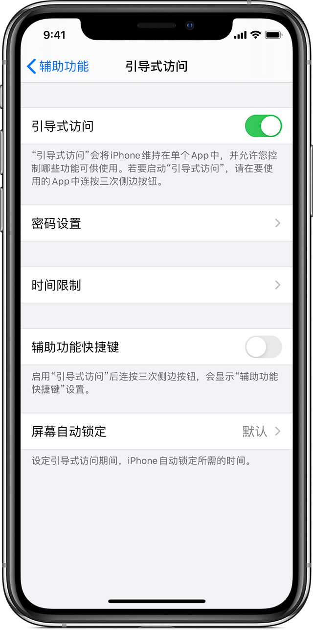 北辰苹果手机维修分享如何在 iPhone 上退出引导式访问 