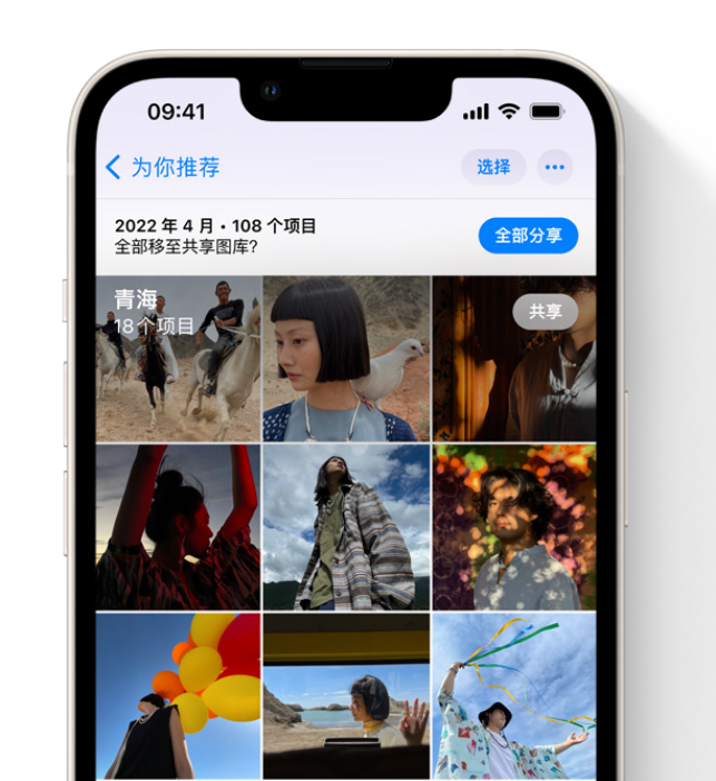 北辰苹果维修网点分享在 iPhone 上使用共享图库 