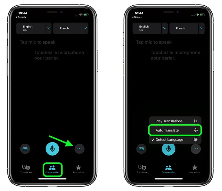 北辰苹果手机维修分享iOS 15 “翻译” App 新改进 